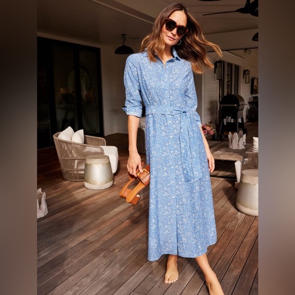J. McLaughlin Dresses & Skirts - J.Mclaughlin• Paloma Silk Dress in Bay Petal